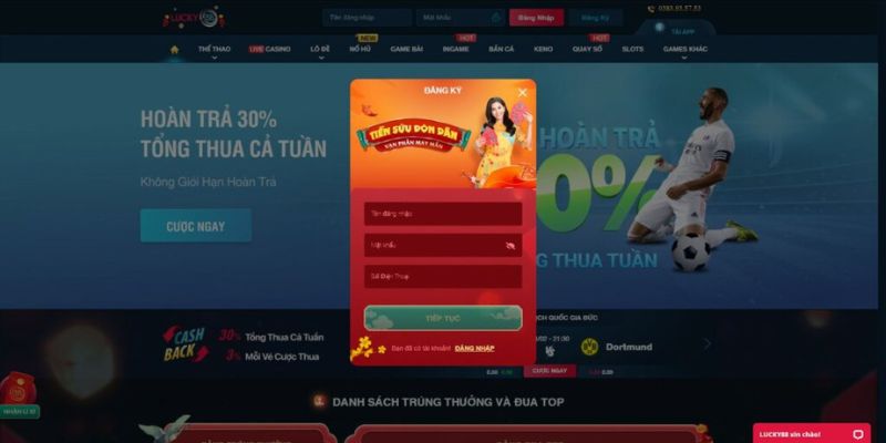 Hướng dẫn về cách thức thực hiện những quy trình cơ bản tại Lucky88